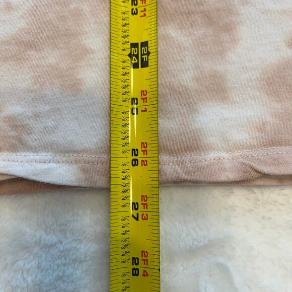 AC/DC Women's Pink Tie Dye Highway To Hell T-Shirt Size Large Rock Band - Picture 7 of 11